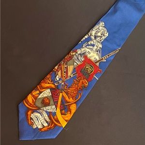 Rare Designer Vintage Hockey Tie